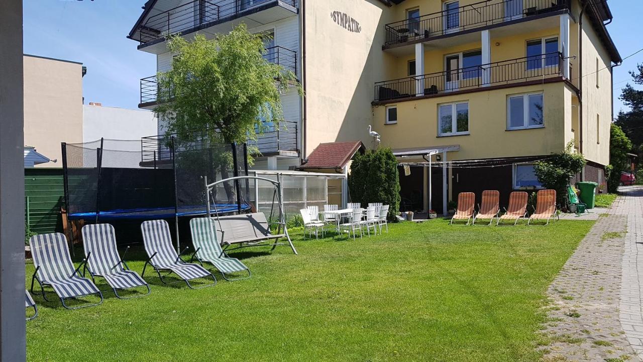 Sympatik Panzió Jastrzębia Góra Kültér fotó
