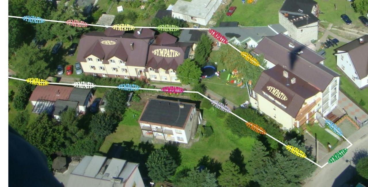 Sympatik Panzió Jastrzębia Góra Kültér fotó