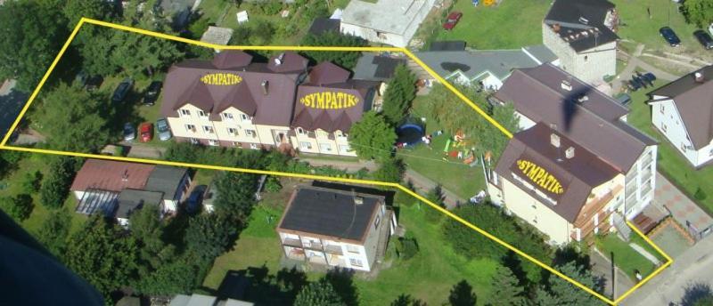 Sympatik Panzió Jastrzębia Góra Kültér fotó